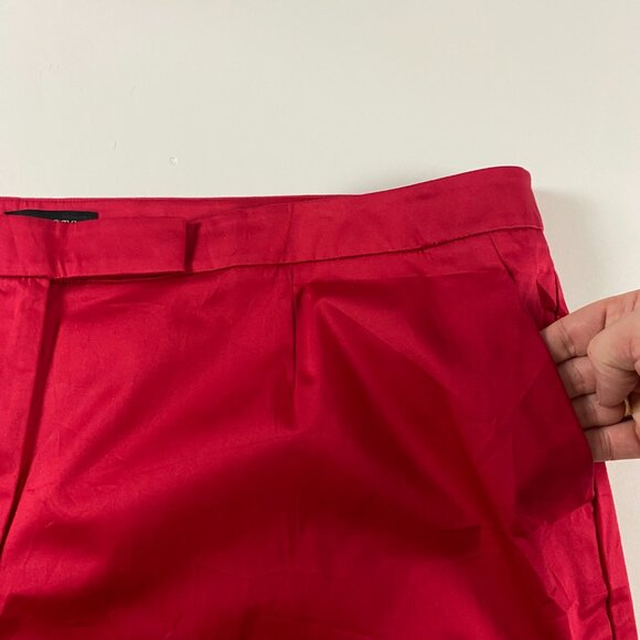 NWOT Talbots Shorts Women's Size 24W Red Plus Size Cotton Spandex Stretch - Picture 2 of 12